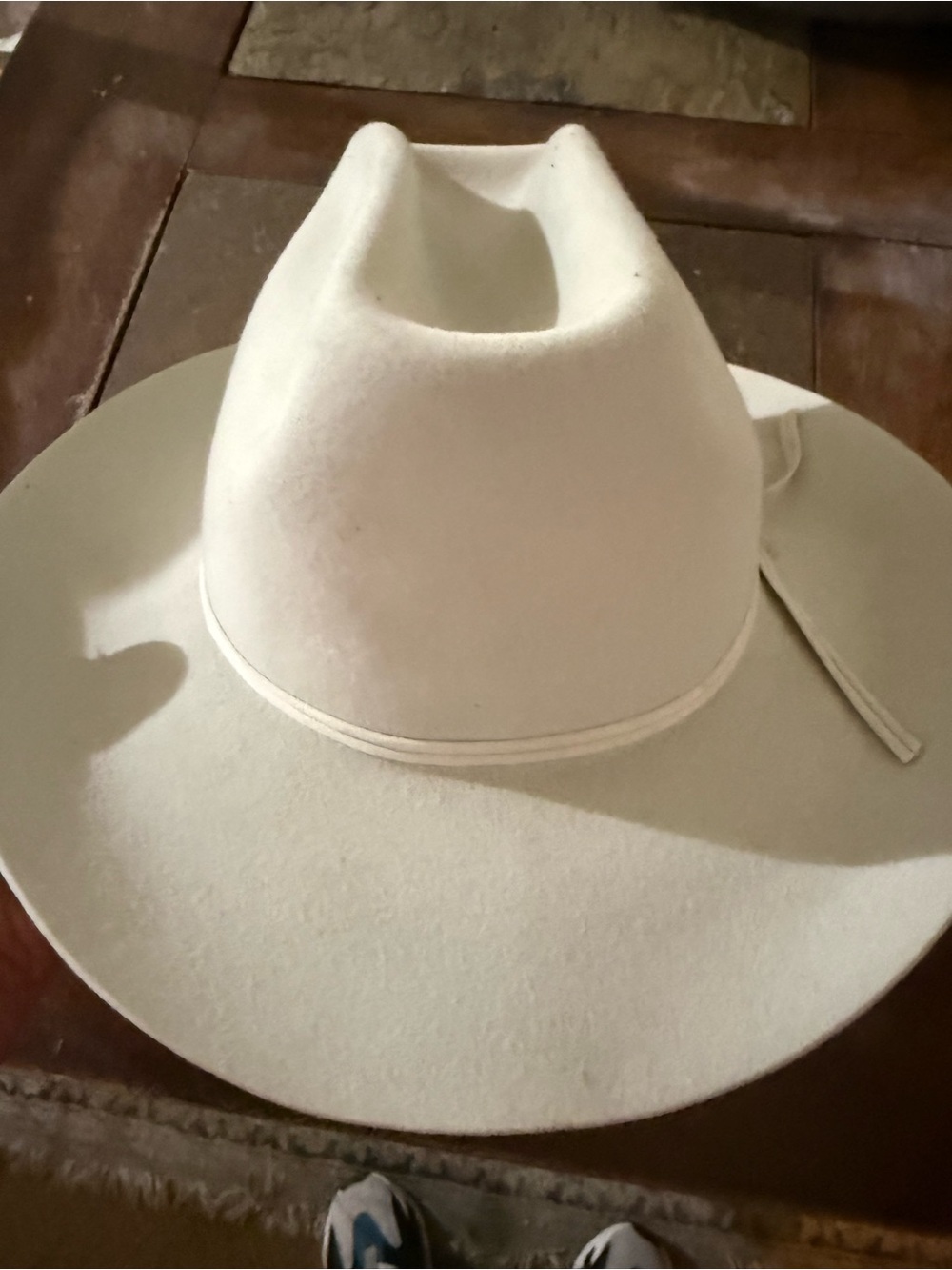 Stetson Cream Wool Felt Western Cowboy Hat